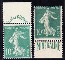 ** PERIODE SEMI-MODERNE - ** - N°188, 188A - TB - Unused Stamps