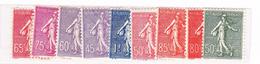 ** PERIODE SEMI-MODERNE - ** - N°197/205 - 9 Valeurs - TB - Neufs