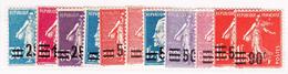 ** PERIODE SEMI-MODERNE - ** - N°217/28 - TB - Unused Stamps