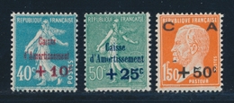 ** PERIODE SEMI-MODERNE - ** - N°246/48 - TB - Unused Stamps