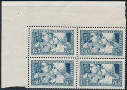 ** PERIODE SEMI-MODERNE - ** - N°252 - Bloc De 4 Dt 2 Ex Au Type III - TB - Unused Stamps