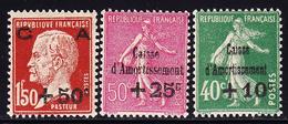 ** PERIODE SEMI-MODERNE - ** - N°253/55 - TB - Unused Stamps