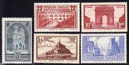 ** PERIODE SEMI-MODERNE - ** - N°258/62 - 5 Valeurs -TB - Unused Stamps