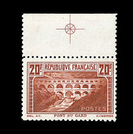 ** PERIODE SEMI-MODERNE - ** - N°262B - 20F - Pont Du Gard - Dent 11 - Piece De Luxe - TB - Unused Stamps