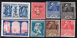 ** PERIODE SEMI-MODERNE - ** - N°263/5, 270/4 - TB - Unused Stamps