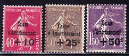 ** PERIODE SEMI-MODERNE - ** - N°266/68 - TB - Unused Stamps