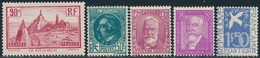 ** PERIODE SEMI-MODERNE - ** - N°290/94 - TB - Unused Stamps