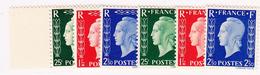 ** PERIODE 1941 à Nos Jours - ** - N°701A/F - TB - Unused Stamps