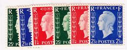 ** PERIODE 1941 à Nos Jours - ** - N°701A/F - TB - Unused Stamps