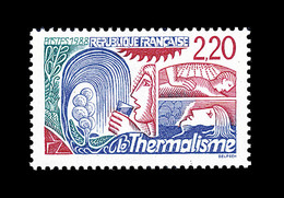 ** PERIODE 1941 à Nos Jours - ** - N°2556a - 2,20F En Rouge - S/Calves - TB - Unused Stamps