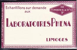 ** CARNETS ANCIENS - ** - N°188 C2 - 10c PHENA - Le Carnet De 10 Timbres - TB - Autres & Non Classés