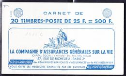 ** CARNETS ANCIENS - ** - N°1011C - C2- Série S12.59 - TB - Autres & Non Classés