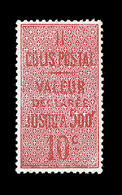 ** COLIS POSTAUX - ** - N°2 - 10c Rouge - (II) Dent 13 ½  - Pièce De Luxe - Signé Brun - TB - Ungebraucht