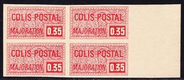 ** COLIS POSTAUX - ** - N°25 - Bloc De 4 - ND - BDF - TB/SUP - Neufs