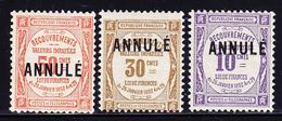 ** COURS D'INSTRUCTION - TIMBRES TAXE - ** - N°44 CI1, 46 CI1, 47 CI1 - TB - Cours D'Instruction