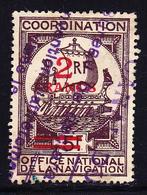 O TIMBRES FISCAUX - O - Coordination - N°2 - Off. National De Navigation - TB - Autres & Non Classés