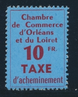 ** TIMBRES DE GREVE - ** - N°2 - Orléans - TB - Andere & Zonder Classificatie