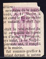 F TIMBRES JOURNAUX - F - N°1  - S/frgt De Journal - TB - Zeitungsmarken (Streifbänder)