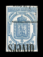 O TIMBRES JOURNAUX - O - N°2 - 2c Bleu - TB/SUP - Journaux