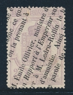 O TIMBRES JOURNAUX - O - N°7 - 2c Violet - TB - Periódicos