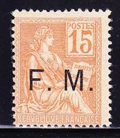 ** FRANCHISE MILITAIRE - ** - N°1 - 15c Orange - TB - Military Postage Stamps