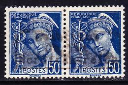 * TIMBRES DE GUERRE  - * - N°4 - 50c Bleu - Signé - TB - Guerre (timbres De)