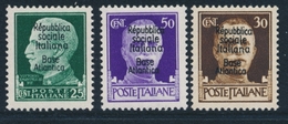 ** BASE NAVALE ITALIENNE - ** - N°4/6 - 3 Valeurs - TB - War Stamps