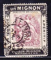 O PORTE TIMBRES - O - N°108 - 2c Brun Lilas Sur Porte Timbres Publicitaire Fond Noir " Un Mignon" TB/SUP - 1877-1920: Semi-Moderne