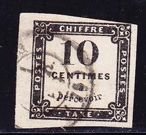 O TIMBRES TAXE - O - N°1 - 10c Noir Litho - TB - 1859-1959 Neufs