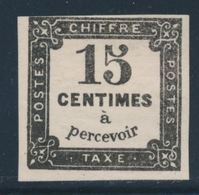 * TIMBRES TAXE - * - N°4 - 15c Noir - TB - 1859-1959 Postfris