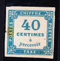 (*) TIMBRES TAXE - (*) - N°7 - B/TB - 1859-1959 Mint/hinged