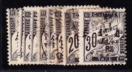 O TIMBRES TAXE - O - N°10/18 - Ens. TB - 1859-1959 Nuevos