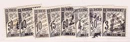 O TIMBRES TAXE - O - N°11/13, 15/16, 18/21 - 8 Valeurs - TB - 1859-1959.. Ungebraucht