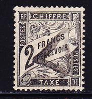 O TIMBRES TAXE - O - N°23 - 2F Noir -  TB - 1859-1959 Neufs