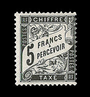 O TIMBRES TAXE - O - N°23 - 2F Noir - TB - 1859-1959 Neufs
