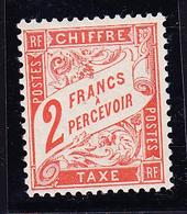 * TIMBRES TAXE - * - N°41 - Mini Trace - Signé Calves - TB - 1859-1959 Neufs