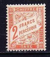 (**) TIMBRES TAXE - (**) - N°41 - 2F Orange - TB - 1859-1959 Mint/hinged