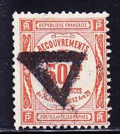 O TIMBRES TAXE - O - N°47 - 50c Rouge  - TB - 1859-1959 Neufs