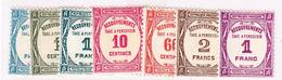 ** TIMBRES TAXE - ** - N°55/62 - TB - 1859-1959 Mint/hinged