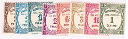 ** TIMBRES TAXE - ** - N°55/62 - 8 Val. - TB - 1859-1959 Neufs