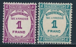 ** TIMBRES TAXE - ** - N°59/60 - TB - 1859-1959 Neufs