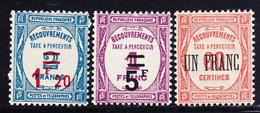 ** TIMBRES TAXE - ** - N°63/65 - 3 Val. - TB - 1859-1959 Neufs