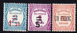 ** TIMBRES TAXE - ** - N°63/65 - 3 Valeurs - TB - 1859-1959 Neufs