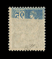 ** VARIETES  - ** - N°114 - 25c Bleu - Recto Verso Partiel - Signé Calves - TB - Neufs