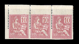 * VARIETES  - * - N°116 - Bde De 3 - BDF - ND Horiz. - B/TB - Nuevos