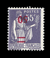 ** VARIETES  - ** - N°478a - Surch. Renversée - Signé Calves - TB - Unused Stamps