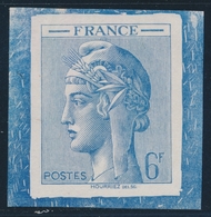 O VARIETES  - O - N°711  6F - Marianne De Hourriez -  Grand Format EA En Bleu - TB - Unused Stamps