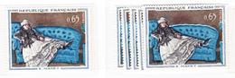 ** VARIETES  - ** - N°1364a - Liseré Blanc Haut Canapé 5ex. - TB - Unused Stamps