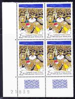 ** VARIETES  - ** - N°2395b - Bloc De 4 - Cdf - Signé Calves -TB - Unused Stamps