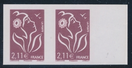 ** VARIETES  - ** - Mau N°3966b - Paire - Bdf - TB - Unused Stamps